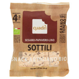 quadrì Sottili Sesamo-Papavero-Lino 35 g