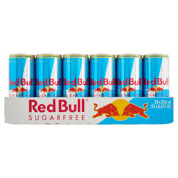 Red Bull Energy Drink, Senza Zuccheri, 250 ml (24 Lattine)